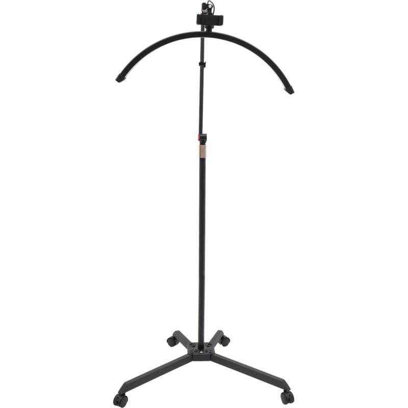 LED grindų lempa, blakstienų priauginimo apšvietimo lempa, grožio blakstienų lempa, pasukamas 360° pusmėnulio grožio šviestuvas, grindų lempa, blakstienų lempa su telefono stovu, skirta tatuiruotojams ir kosmetologams