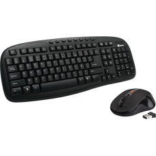 Heden KPC60WIFCA Wireless Keyboard and Optical Mouse 2.4 G Black