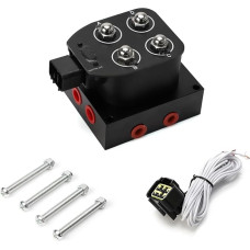 TILIEINE oro pakabos oro siurbliai 12V elektromagnetinis vožtuvas Oro pakabos paskirstymo vožtuvas 0-200psi/0-300psi Pneumatinis amortizatorius Automatinis greitas valdymas (0-200psi)