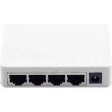 Leehitech 4 Gigabitinių prievadų PoE ilgintuvas, 1-in-4-Out PoE kartotuvas, palaiko IEEE802.3af/at su 1000 Mbps, montuojamas ant sienos ir stalinio kompiuterio, 100M/328FT signalo ilgintuvas IP kameroms ir PoE įrenginiams