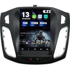 SXAUTO - [6G+128G] Android 13 IPS Car Radio Suitable for Ford Focus (2010-2014) - Built-in Wireless Carplay/Android Car/DSP/GPS - Camera + MIC - DAB SWC WiFi Fast Boot 360-Camera 4G - 2 DIN 9.7 Inch