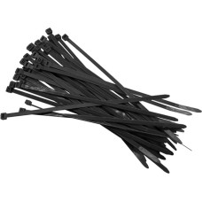 Mintice 1000 x Black 8 Inch Self-Locking Plastic Cable Ties Adhesive Fasteners Cable Clamp Electric Wrap Protected Wire Cable Zip Code