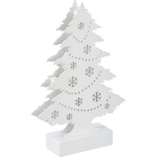 HGD Large White Wooden Christmas Decoration CW45-1202