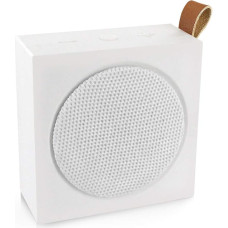 Metronic Xtra Color 477098 Portable Speaker Bluetooth 3 W with Powerful Bass, MicroSD MP3 Connection and 15 Hours Battery Life, White