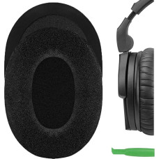 Geekria Comfort Velours Replacement Ear Pads for Sennheíser HD280 HD280-Pro HD281 HMD280 HMD281 Headphones Ear Pads Repair Parts (Black)