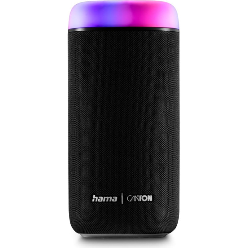 Hama Bluetooth Speaker, 30 W (Waterproof IPX4, LED Light Effects, 12 Hours Battery Life, Bluetooth Speaker Small, Music Box Bluetooth, Party Box Bluetooth, Bluetooth Speaker) Black