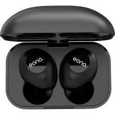 Eono Bluetooth 5.2 Headphones Eonobuds4 Wireless Earbuds In-Ear Earphones IPX7 Waterproof USB-C Charging Sports Headphones for iPhone Huawei with Metal Charging Case (Black)