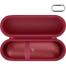 Aenllosi Hard Case Compatible with Beats Pill Wireless Bluetooth Speaker, Beats Compatible with Apple and Android Portable Speaker Case (Bag Only) (Red)