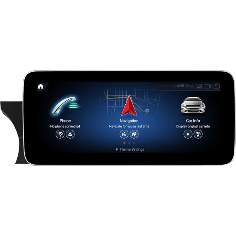 Koason Android 12 HD Screen Upgrade Display Monitor CarPlay Multimedia Player Navigation System Car Radio for Mercedes Benz C-Class W204 2011-2013 NTG4.5 10.25