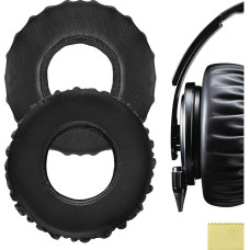 Geekria QuickFit Replacement Protein Leather Ear Pads for Sony MDR-XB1000 Headphones Ear Pads Repair Parts (Black)