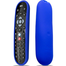 SKY Q Remote Cover Protective Case by Inbrackets - Shockproof Cover Case Skin for Sky Q Remote Control EC202O - Non-Slip - Premium Durable Silicone Honeycomb Structure (Blue)