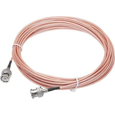 QUARKZMAN RG316 Coaxial Cable BNC Male to BNC Male Low Loss RF Coaxial Cable 24.6 ft Orange Pack of 1