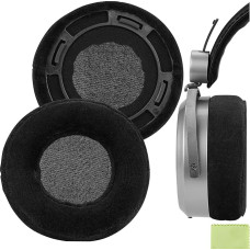 Geekria Comfort Replacement Velour Ear Pads for Hifiman HE400SE HE400 400I 400S HE560 560I HE500 HE300 HE350 Sundara Headphones Earpads Headset Ear Pads Ear Pads Ear Cups Repair Parts Black