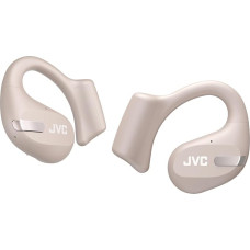 JVC Nearphones HA-NP50T-C, True Wireless Earbuds, Open Ear Design, Active Noise Reduction, Multi-Point, IPX4, Microphone Muting, 38 Hours Runtime, BT 5.3, Sand Beige