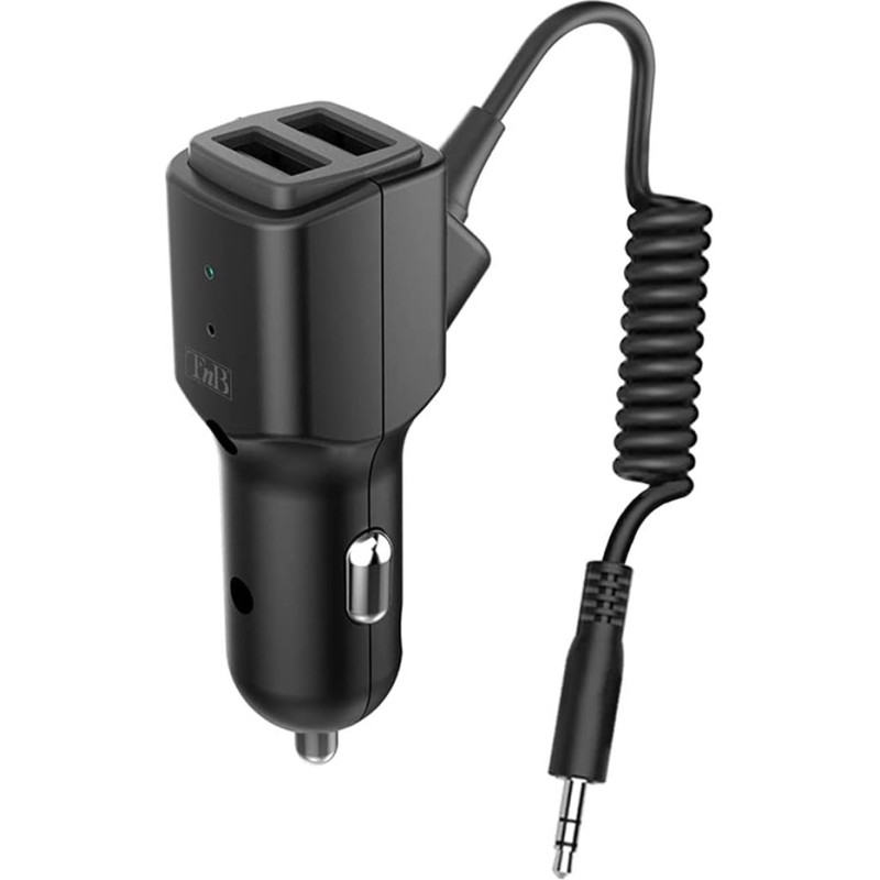 TNB Car Charger with Bluetooth Receiver T'nB