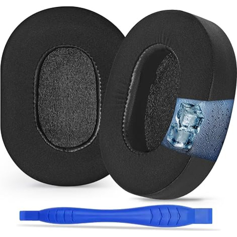 Aurivor Replacement Earpads for Sony WH-1000XM5 Noise Cancelling Headphones, Premium XM5 Earpads with Cooling Gel, Ice Silk Fabric, Thick Memory Foam