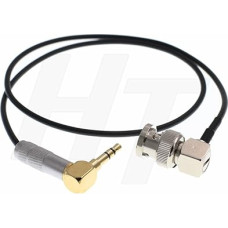 HangTon BNC 3.5mm Male TimeCode TC Cable for Video Camera or Recorder with BNC (50cm)