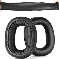 ZLiT Replacement Ear Pads for Marshall Monitor II 2 ANC, Ear Pads for Marshall Monitor II 2 ANC Wireless Headset, Ear Pads and Head Bar