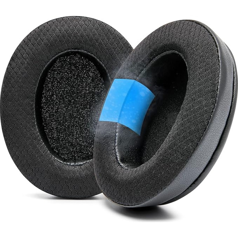 WC Freeze for Arctis Nova - Replacement Hybrid Fabric Cooling Gel Ear Pads for Arctis Nova Pro Wired, Nova 7, 3, 1 - Made by Wicked Cushions (Not Fits Nova Pro Wireless) | Black