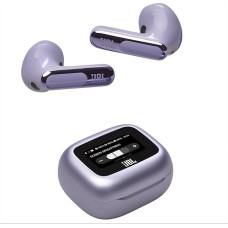 JBL Live Flex 3 Wireless Earbud Headphones with Bluetooth, 50 Hours Battery Life, True Adaptive Noise Cancelling and High Resolution JBL Signature Sound, IP54 Waterproof, with Earplugs, Purple