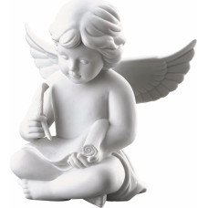 Rosenthal Angel Large White Matt Angel with Scroll