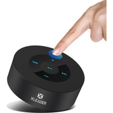 Xleader Bluetooth Speaker Small Music Box with Smart Touch Mini Bluetooth Speaker Waterproof Shower Radio Gifts for Girls Boys Men Women Children (Black)