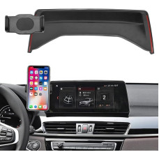 TTCR-II Compatible with BMW X1 Mobile Phone Holder, Custom Fits Base for BMW X1 F48 LCI X2 F39 2020-2022 Smartphone Holder 26.03 cm Dashboard 360° Rotatable Adjustable BMW F48 Mobile Phone Holder