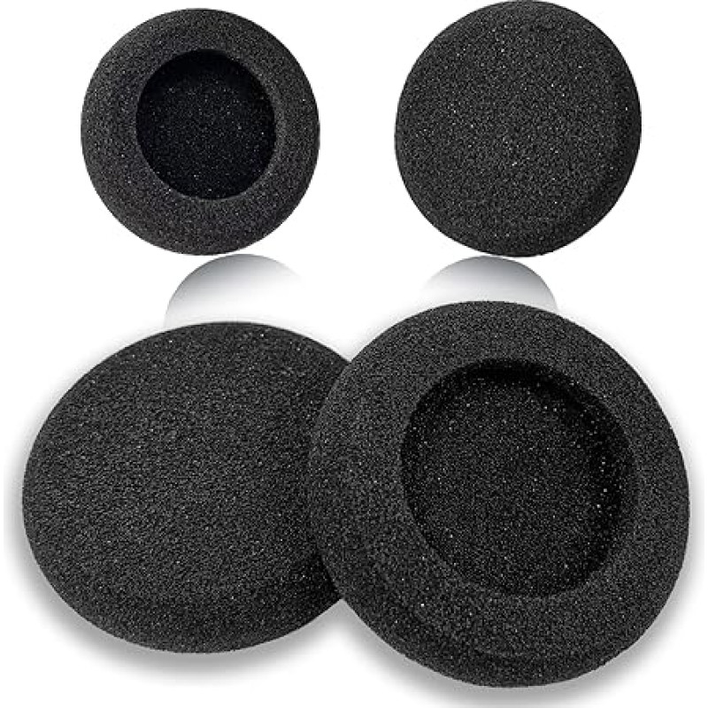 Replacement Ear Pads for Plantronics Headset, Replacement Foam Pads Compatible with Plantronics HW251N HW510 HW520 Blackwire C320 3210 3220 3225 3320 Jabra PRO 920 930 Biz 2400 Headphones