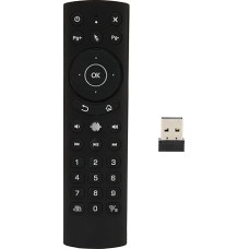 G20S Pro Voice Air Remote, IR Learning, USB Wireless Backlight Remote Keyboard with Gyroscope for TV Box, PC, Smart TV, Protector, HTPC, Etc(G20S PRO)