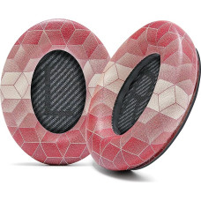 WC Wicked Cushions Replacement Ear Pads Compatible with Bose QuietComfort 35 (QC35) & QuietComfort 35ii (QC35ii) Headphones & More - Improved Comfort & Durability | Hex Red