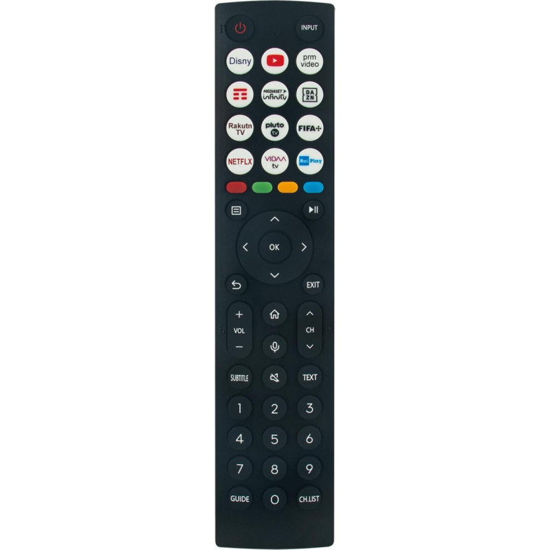 VINABTY ERF2M36H ERF2N36 Replacement Voice Remote Control Compatible with Hisense TV 55A63H 65A63H 75A63H 55A6BG 55A6CG 55A6DG 55A6DGCH 55A6EG 55A6FG 55A6GG 55A6HG 55A 6EGCH 55 A6BGTUK 55A6CGTUK