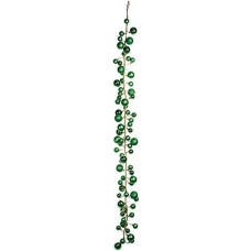 EUROCINSA Ref. 28526 Ball Chain Matte Gloss Green with 30 Lights (without Batteries) 180 cm 1 Piece PVC/LED One Size