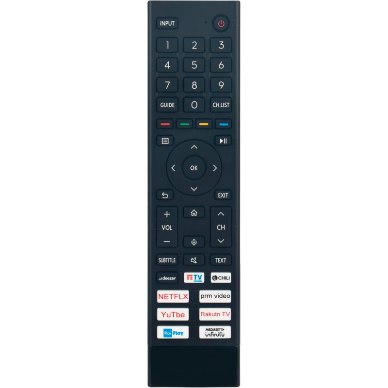 ALLIMITY ERF3C80 Voice Remote Control Replacement for Hisense TV 43E78HQ 50E78HQ 55E78HQ 50A77GQTUK 55A77GQTUK 65A77GQTUK 75A77GQTUK 65A60GEVS 43A53FEVS (0000) 88) 50A753FEVS(0008) 43A56FEVS(0008)