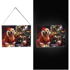 Santa 20 x 15 x 1.8 cm with Micro LED Warm White Accessories