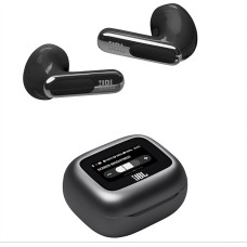 JBL Live Flex 3 Wireless Earbud Headphones with Bluetooth, 50 Hours Battery Life, True Adaptive Noise Cancelling and High Resolution JBL Signature Sound, IP54 Waterproof, with Earplugs, Black