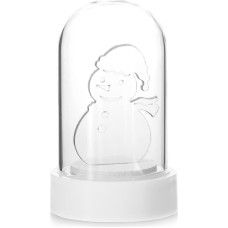 DecoKing LED Decorative Christmas Glass Dome Snowman Lighting Ilum Snowman