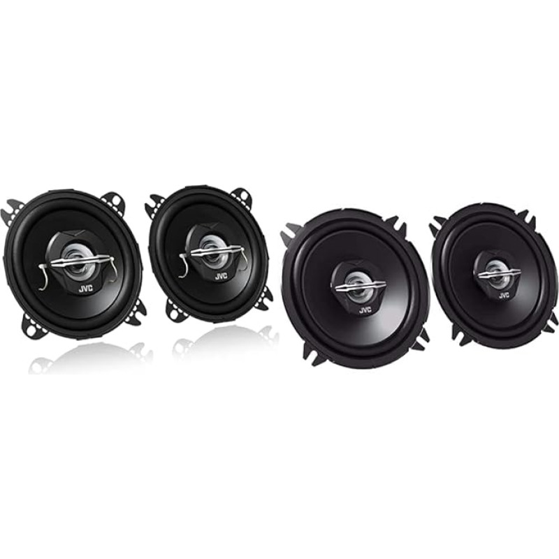 JVC CS-J520X 13cm 2-Way Coaxial Speakers, Pack of 2 & CS-J420X 4