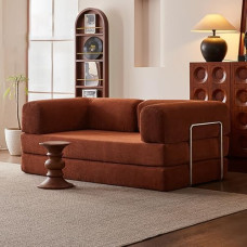 Sulankstoma sofa lova, atminties putų sofa su atramine atrama, sulankstoma sofa lova svetainei, 4 in 1 futonas