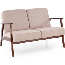 KRESTON ASENTO Minkšta sofa, 2 vietų medžiaginė sofa, sofa, poilsio sofa, medinė, minimalistinė amžiaus vidurio modernaus stiliaus, šviesiai ruda