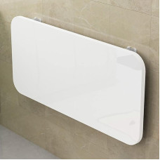 ZEQFEMKL Wandmontierter Klapptisch Drop Leaf Computertisch Werkbank für Home Office Küche Esszimmer Weiß 100x30