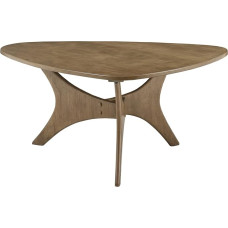 INK+IVY Blaze III 120-0427 Kavos staliukas, medinis, trikampio formos, šviesiai rudas