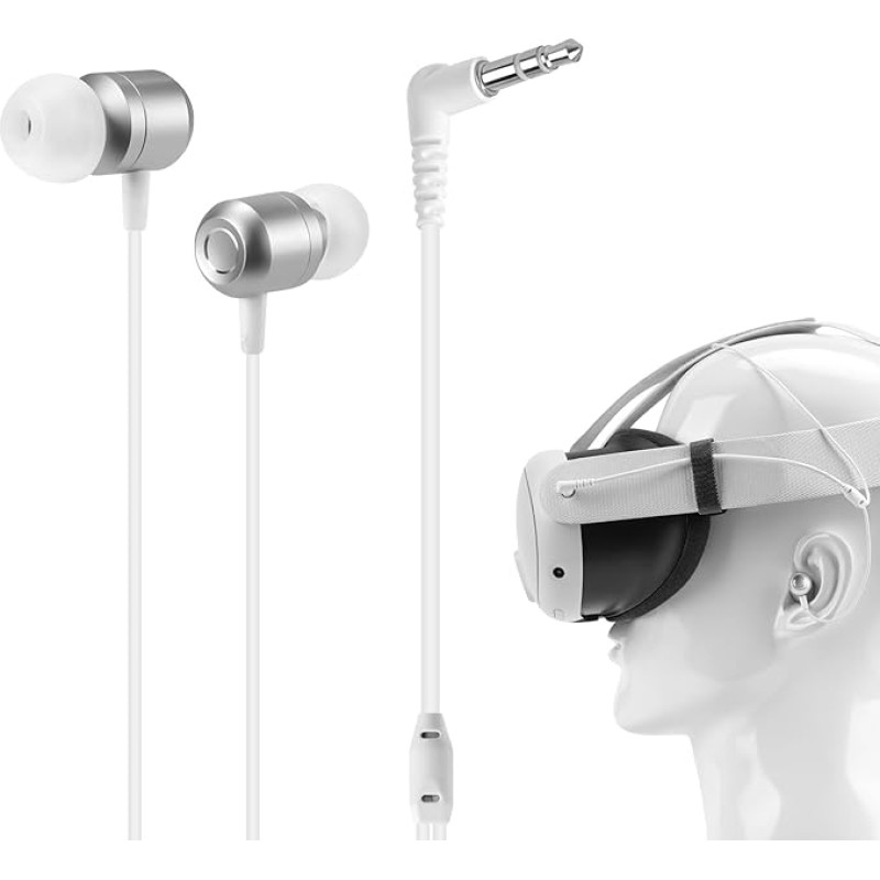 GEEKRIA VR ausinių garso kabelis, suderinamas su 