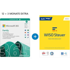 Microsoft M365 Family │ Atsisiųsti + WISO Steuer 2024 (für Steuerjahr 2023) │ 2024 │ Veiklos kodas el. paštu