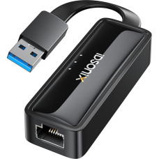 iDsonix USB Ethernet Adapter, USB 3.0 to 10/100/1000 LAN Network Adapter RJ45 Gigabit Ethernet Converter Compatible with Nintendo Switch, MacBook, Surface Pro, Laptop, PC with Windows/Mac OS/Linux