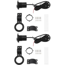 EMSea 2 rinkiniai 5V/2.1A Wasserdichte USB-Ladebuchse mit Schalter Geeignet für Motorrad Auto