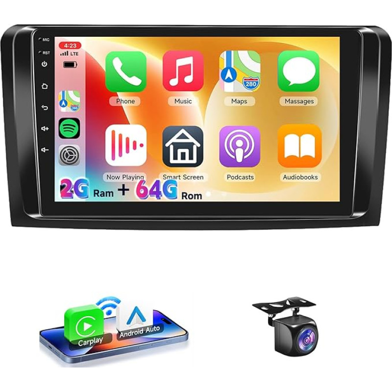 8 branduolių 2G + 64G automobilinis radijas 