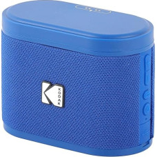 Kodak SOUNDBRIX Wireless Portable Speaker, Connects up to 100 Speakers - Magnetic Dock and Powerful Sound 5W - 3 Hours Battery Life - Blue