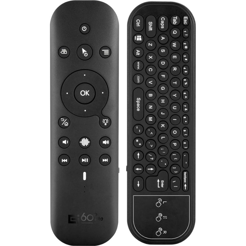 Docooler Dviejų režimų balso nuotolinio valdymo pultas BT 2.4G su klaviatūra 6 ašių giroskopas, skirtas 