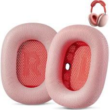 AHG Accessory House Global Upgraded Replacement Ear Pads for Airpods Max Compatible with Apple AirPods Max Headphones Pink Premium PU Leather High Density Foam Strong Magnet