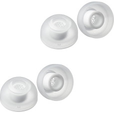 AZLA SednaEarfit MAX TWS 6 White - Earplugs for Wireless Headphones - Replacement Tips with Noise Cancelling - Earbuds Compatible with Sony, Samsung, Sennheiser and Devialet (White, M)